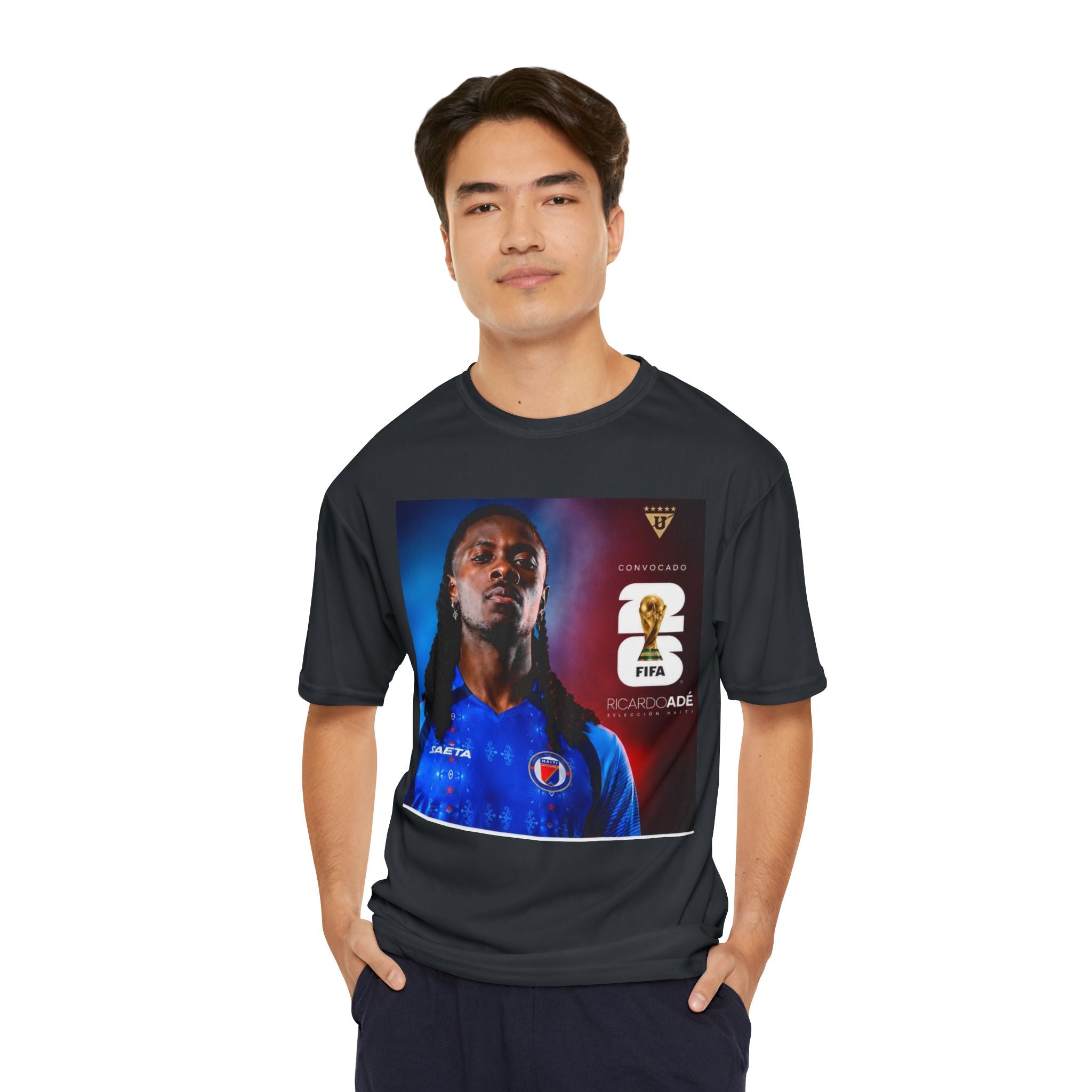 Soccer Jersey T-Shirt — Number 4 Portrait Design (FIFA Tribute)