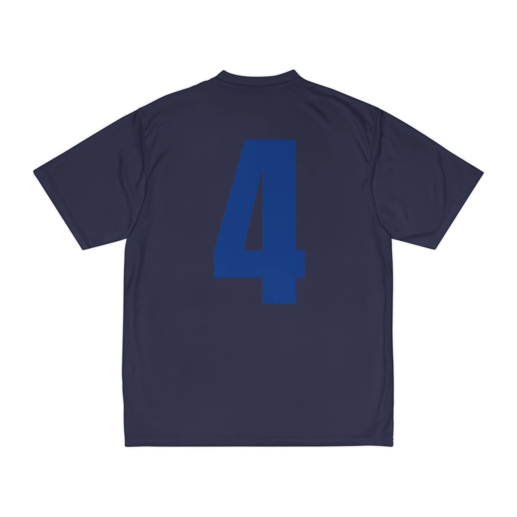 Soccer Jersey T-Shirt — Number 4 Portrait Design (FIFA Tribute)
