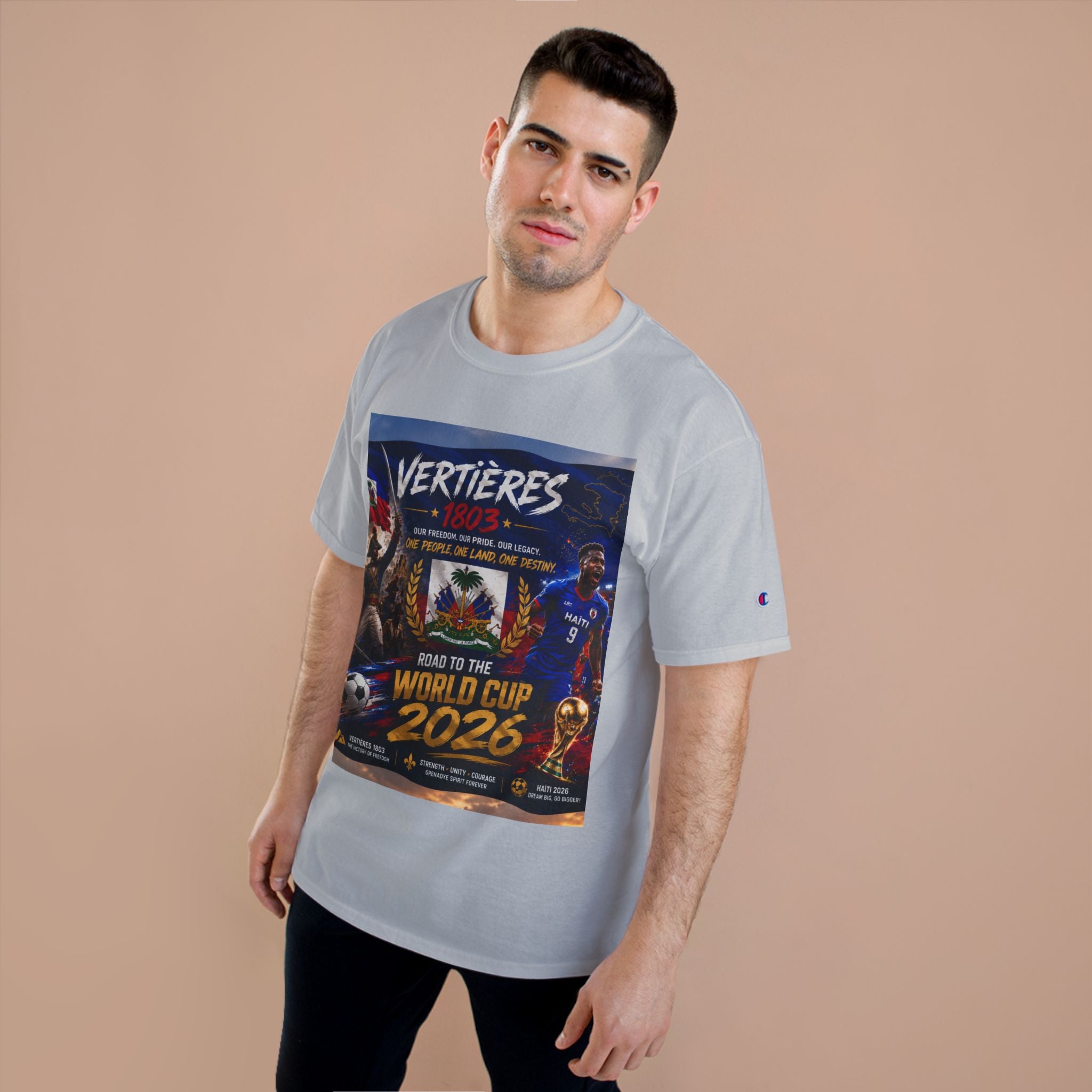 Vertières 1803 World Cup 2026 T-Shirt — Haiti Football Champion Tee
