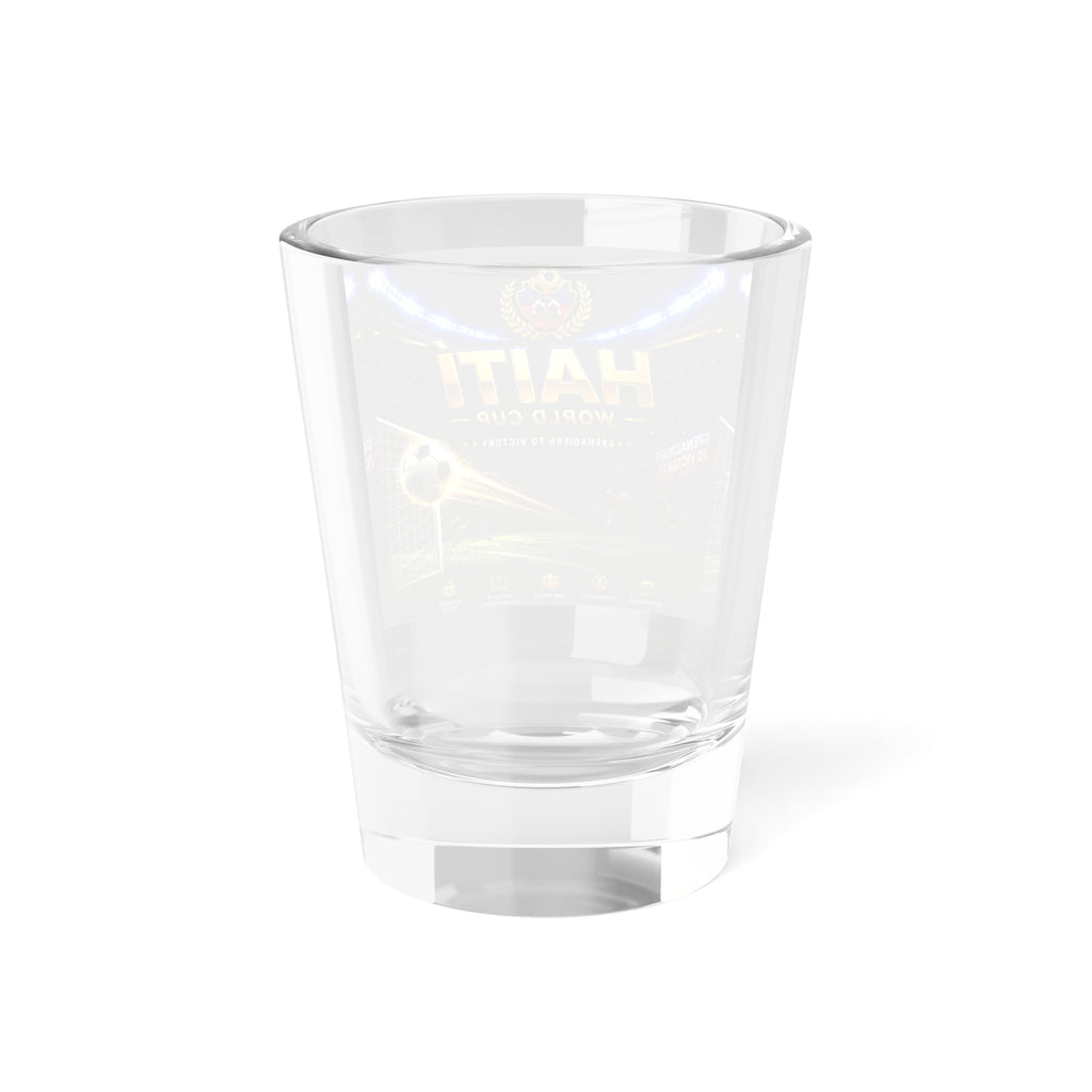 Haiti World Cup Soccer Shot Glass — 1.5oz Team Spirit Souvenir