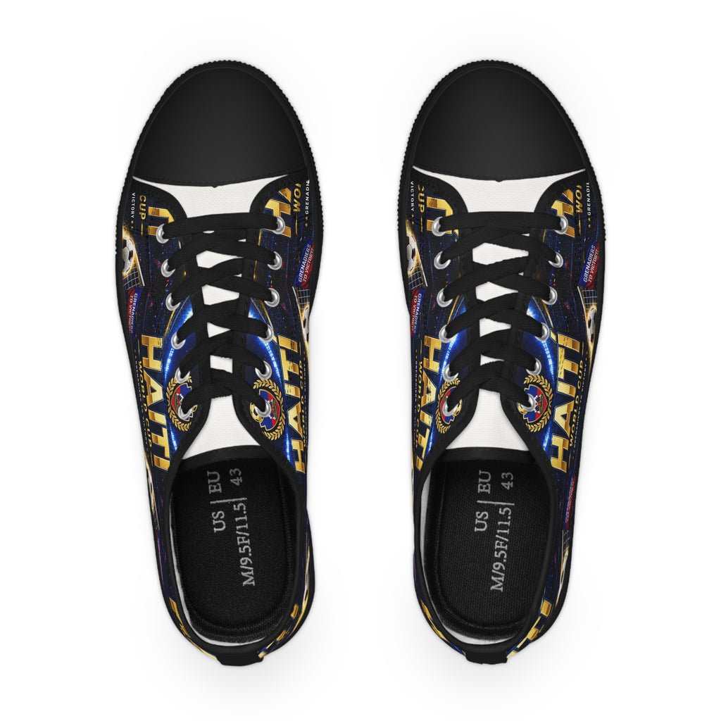 Haiti World Cup Soccer Men's Low Top Sneakers
