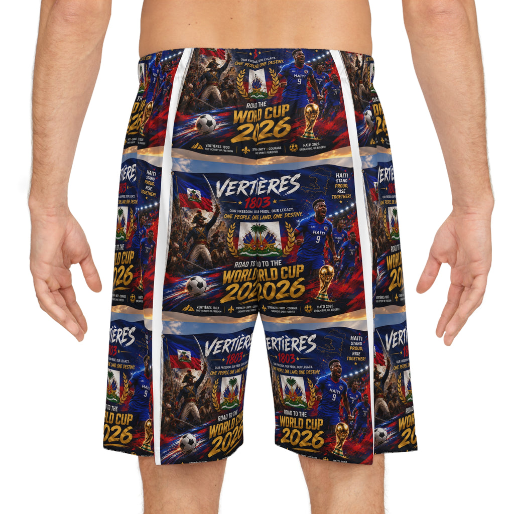 World Cup 2026 Basketball Shorts - All-Over Print Soccer Tournament Design