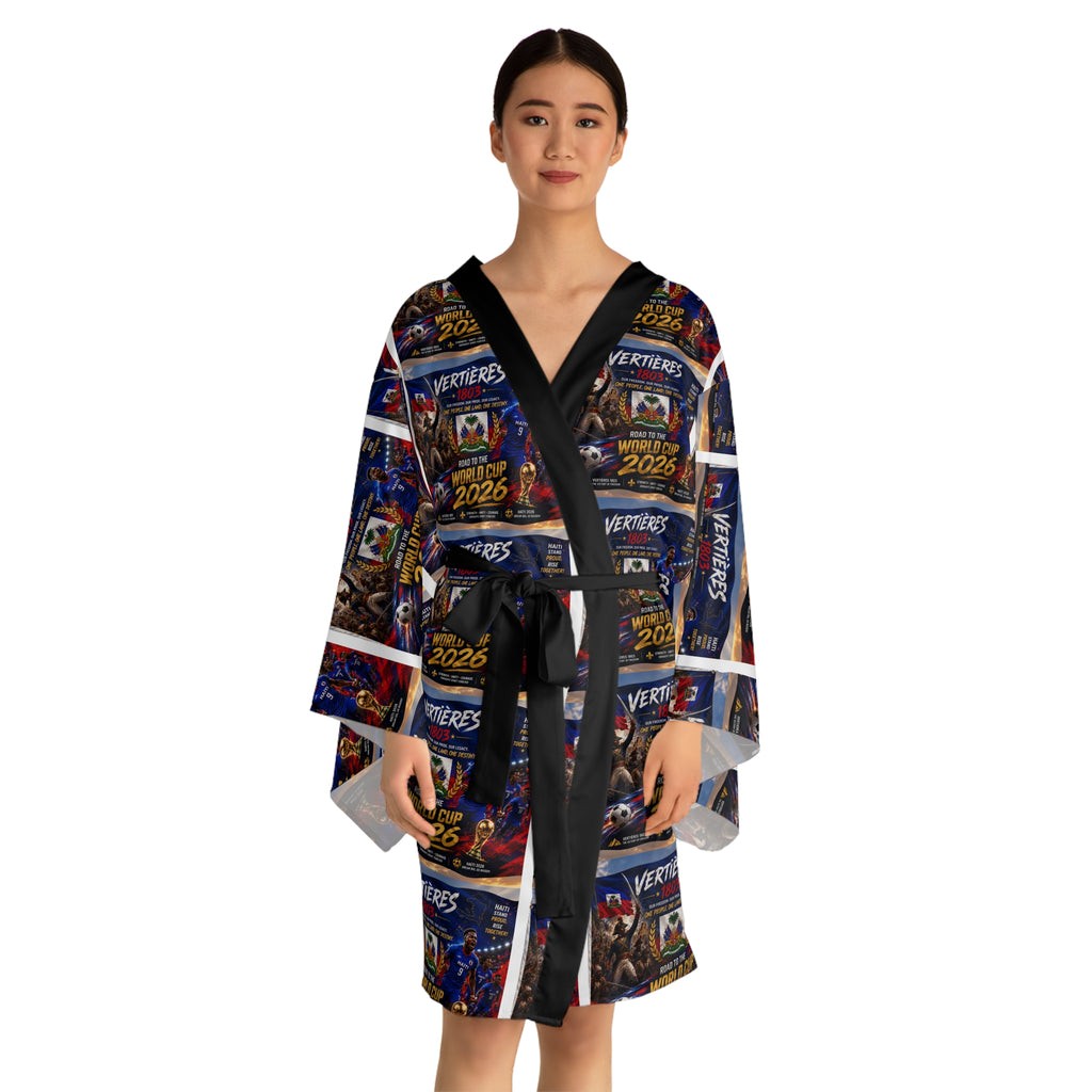 Kimono Robe — Custom All-Over Print Gaming/Event Poster Design (Features "2026" & "Ventures")