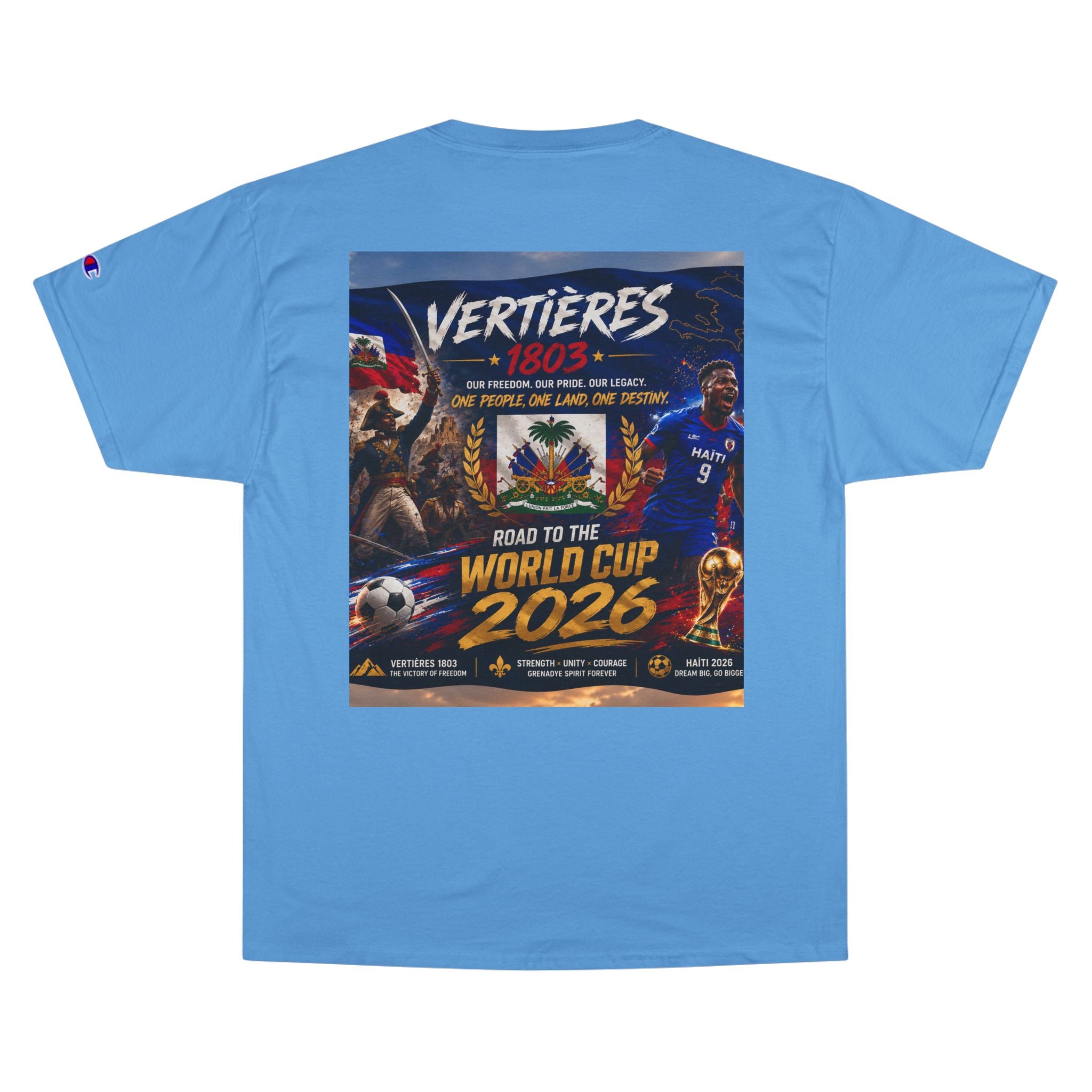 Vertières 1803 Champion T-Shirt – Haiti Road to the World Cup 2026 Soccer Tee