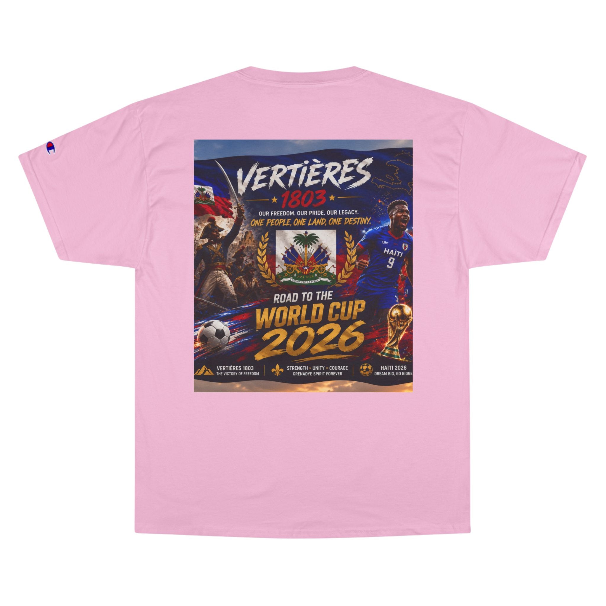 Vertières 1803 Champion T-Shirt – Haiti Road to the World Cup 2026 Soccer Tee