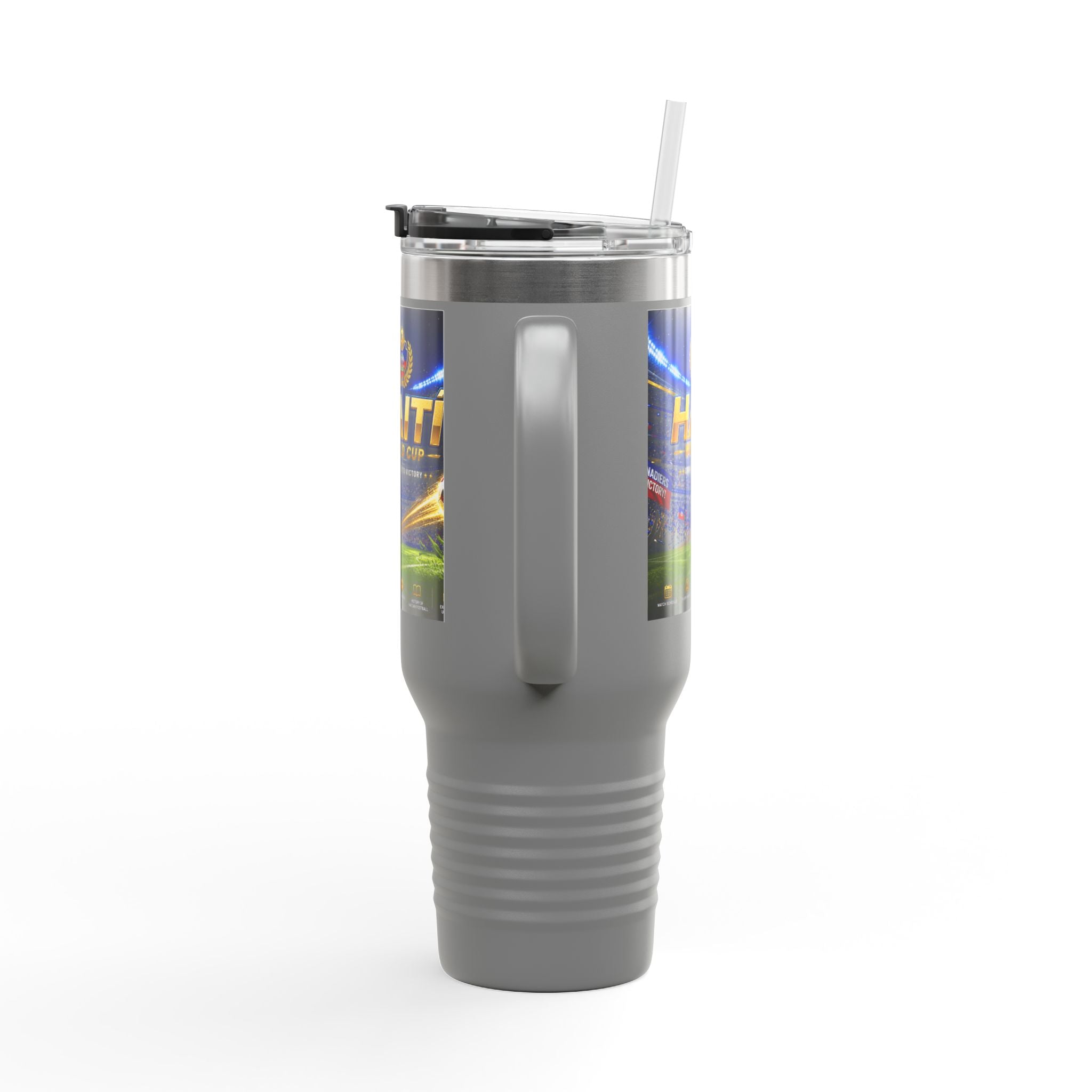 Haiti World Cup 40oz Insulated Travel Mug — Sports Fan Tumbler