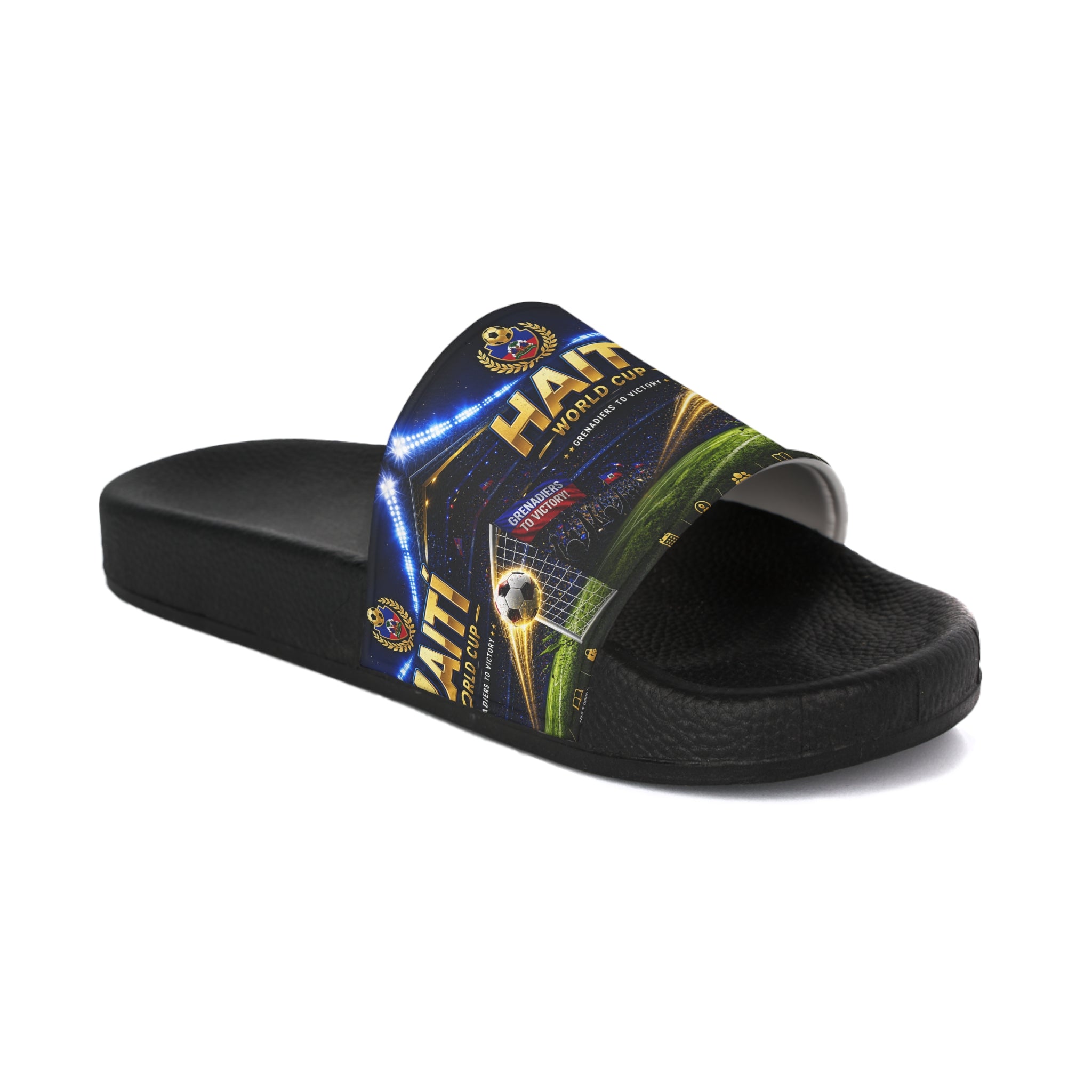 Haiti Soccer Stadium Slide Sandals