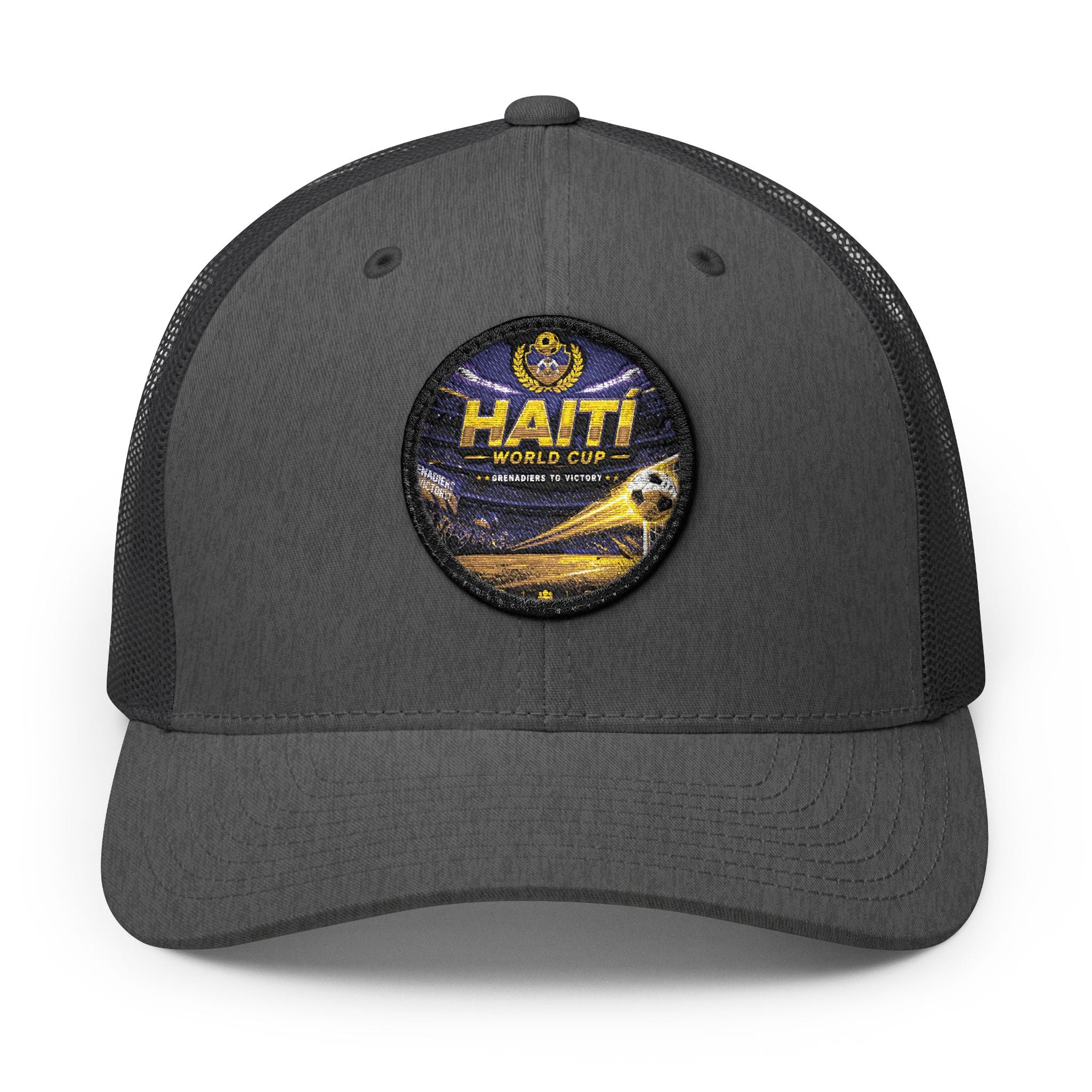 Haiti Patch Trucker Cap — Embroidered 'Haiti World Cup' Snapback