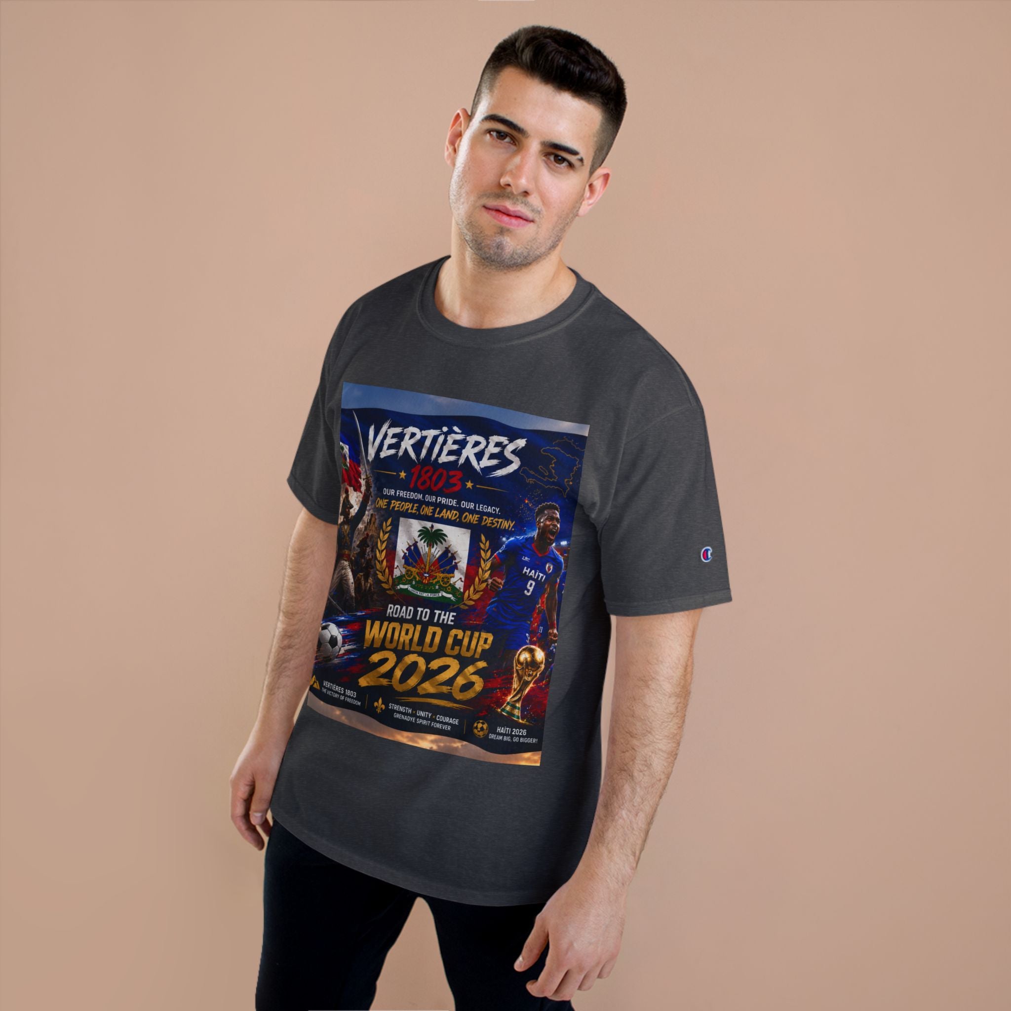 Vertières 1803 World Cup 2026 T-Shirt — Haiti Football Champion Tee