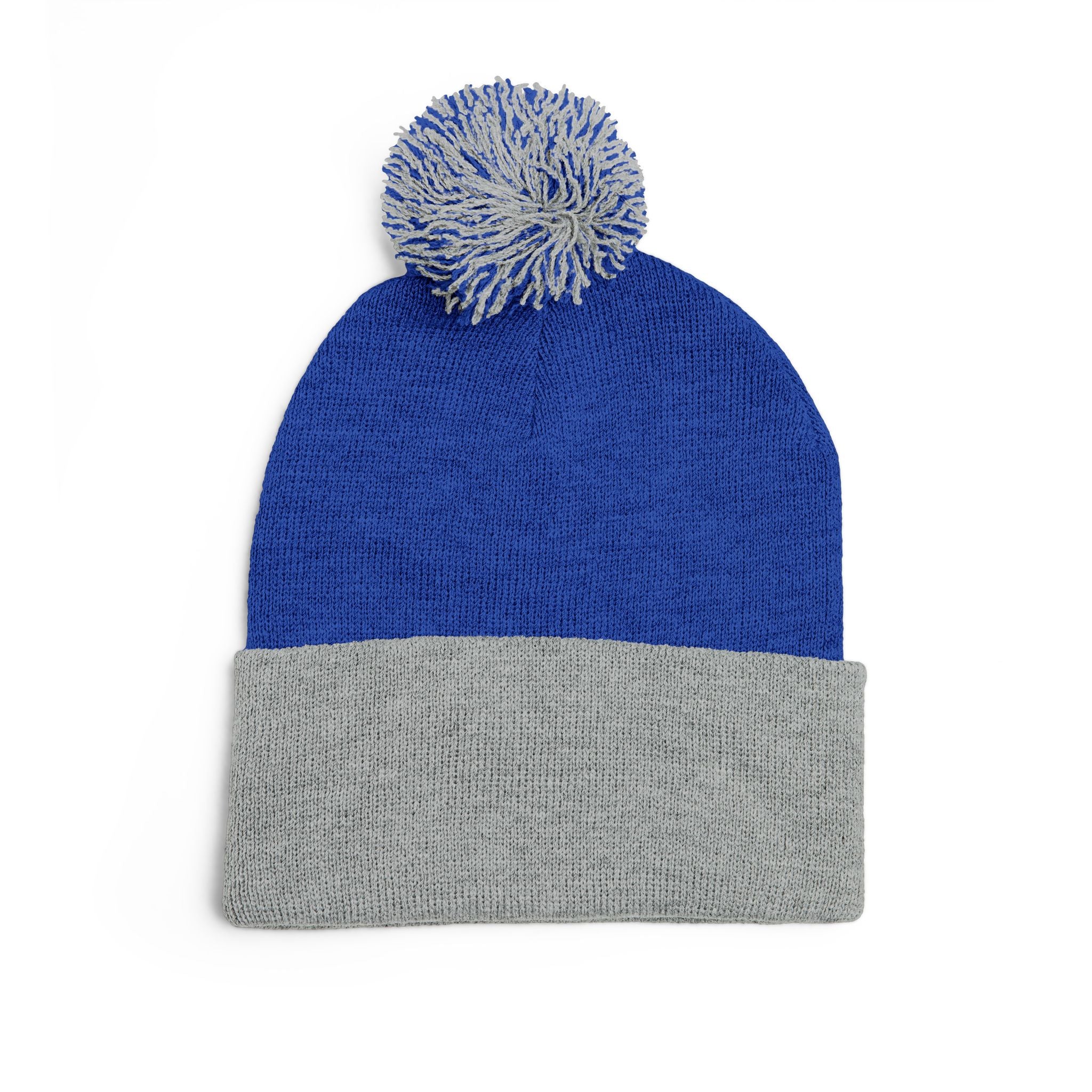 Embroidered Pom-Pom Beanie — Cute Mini Ducklings Knit Hat