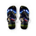 Soccer Stadium Flip Flops - Goal Night Match Design