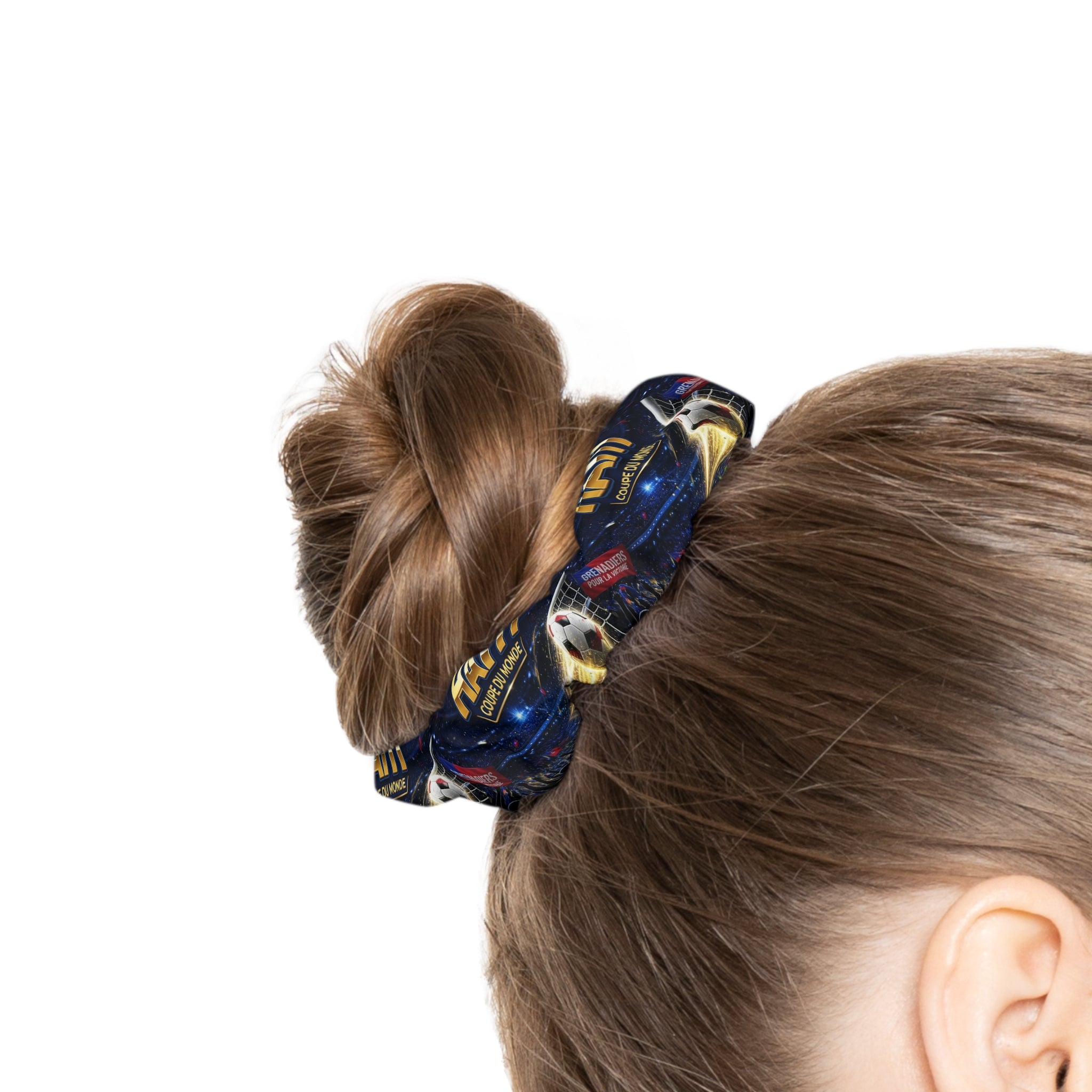 Vintage Arcade Game Scrunchie – Retro Gaming Hair Accessory