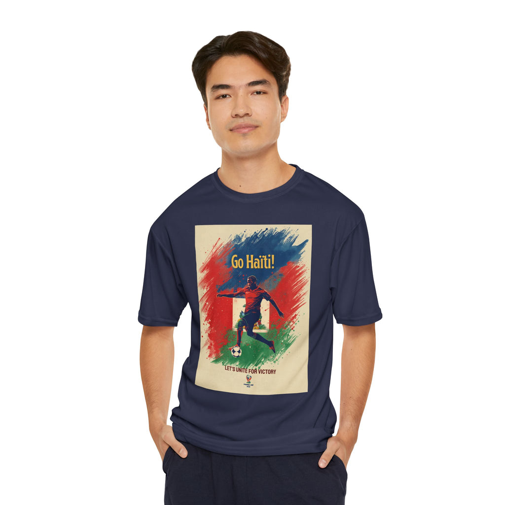 Go Haiti Soccer T‑Shirt — Men’s Performance Football Tee