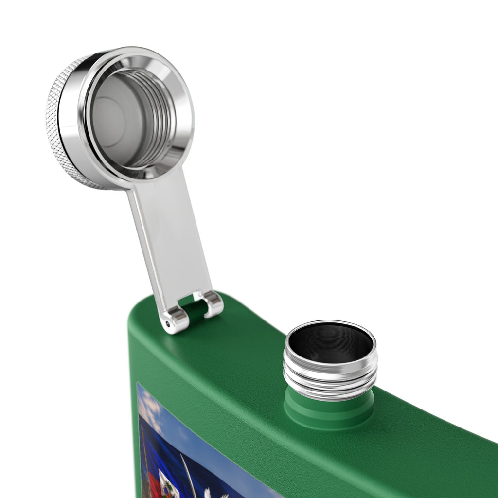 Flask — Haiti Vertières 1803 World Cup 2026 Tribute 6oz Stainless Steel