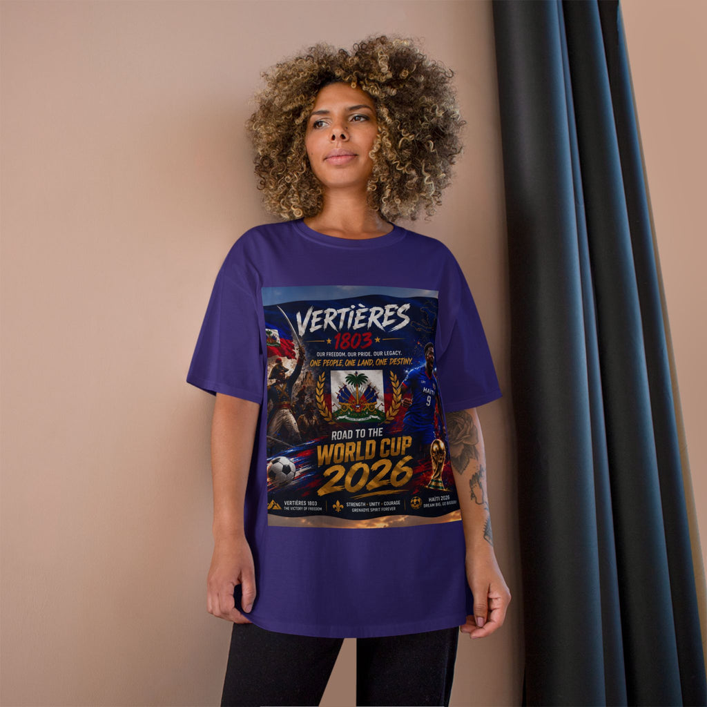 Vertières 1803 World Cup 2026 T-Shirt — Haiti Football Champion Tee