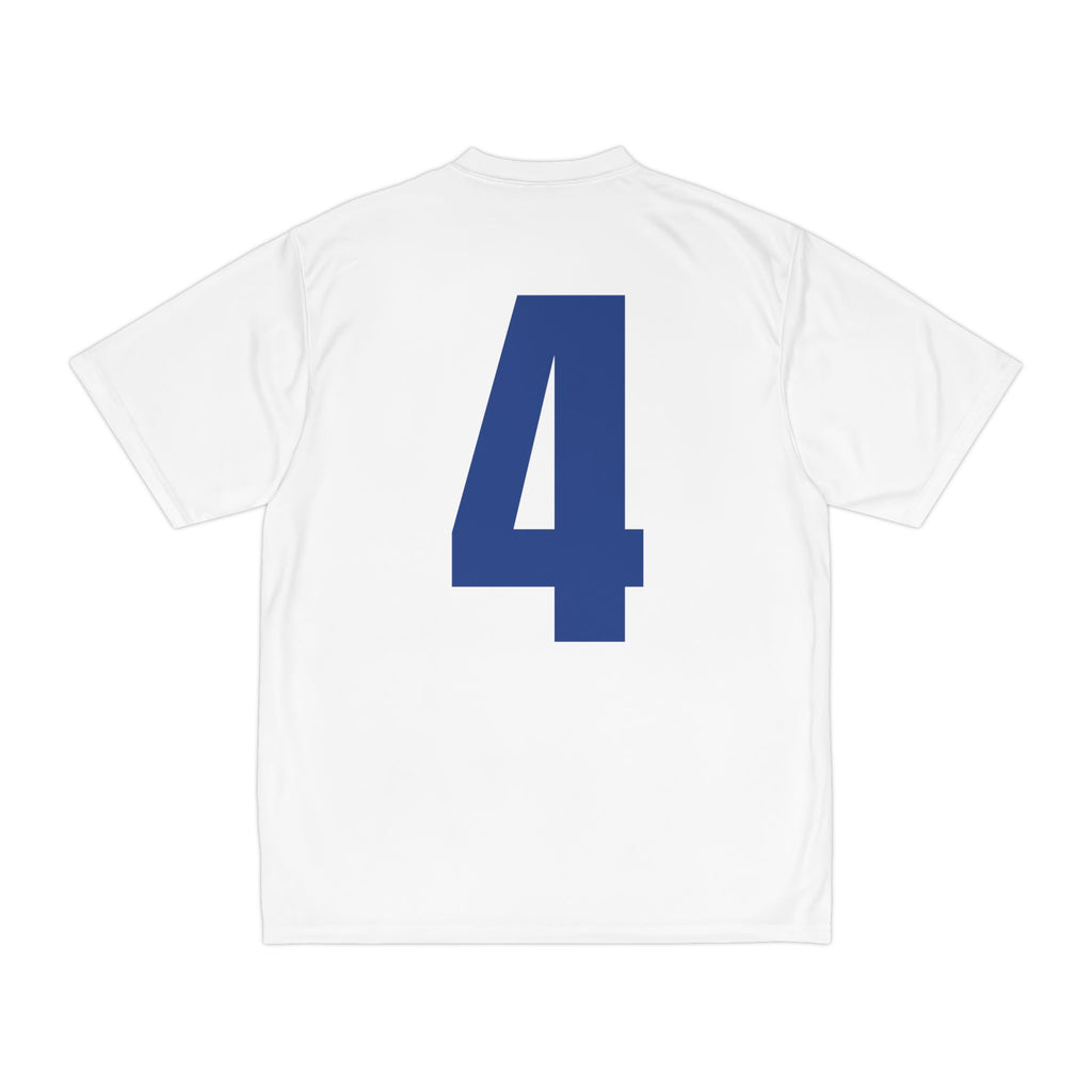 Soccer Jersey T-Shirt — Number 4 Portrait Design (FIFA Tribute)