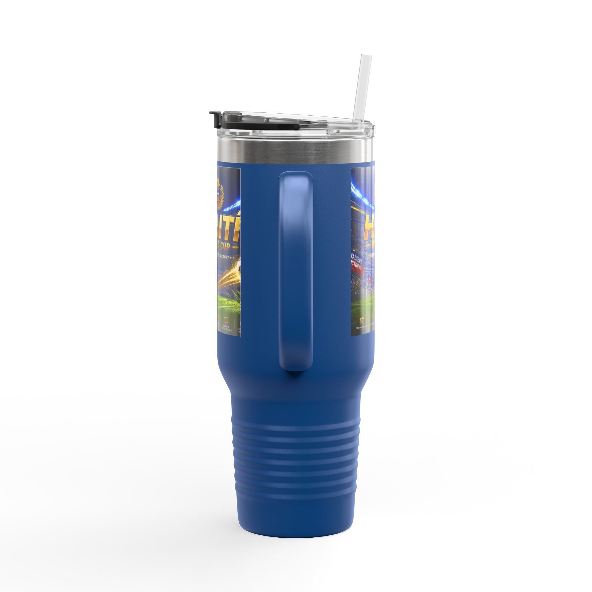 Haiti World Cup 40oz Insulated Travel Mug — Sports Fan Tumbler