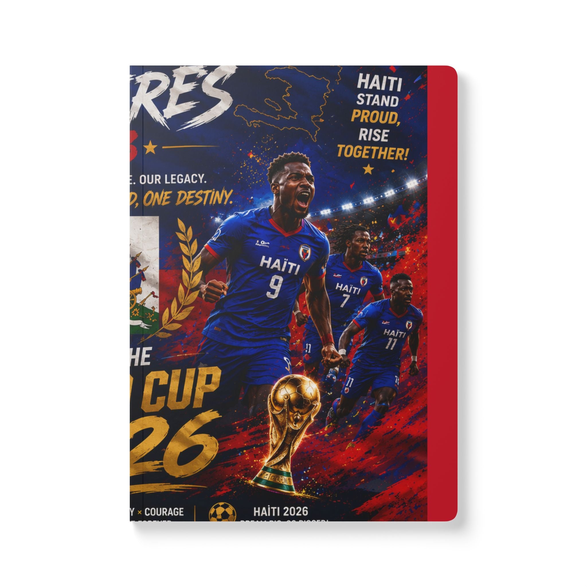 Haiti World Cup 2026 Softcover Journal — Vertières Football Tribute