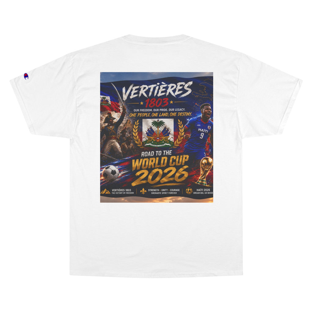 Vertières 1803 Champion T-Shirt – Haiti Road to the World Cup 2026 Soccer Tee