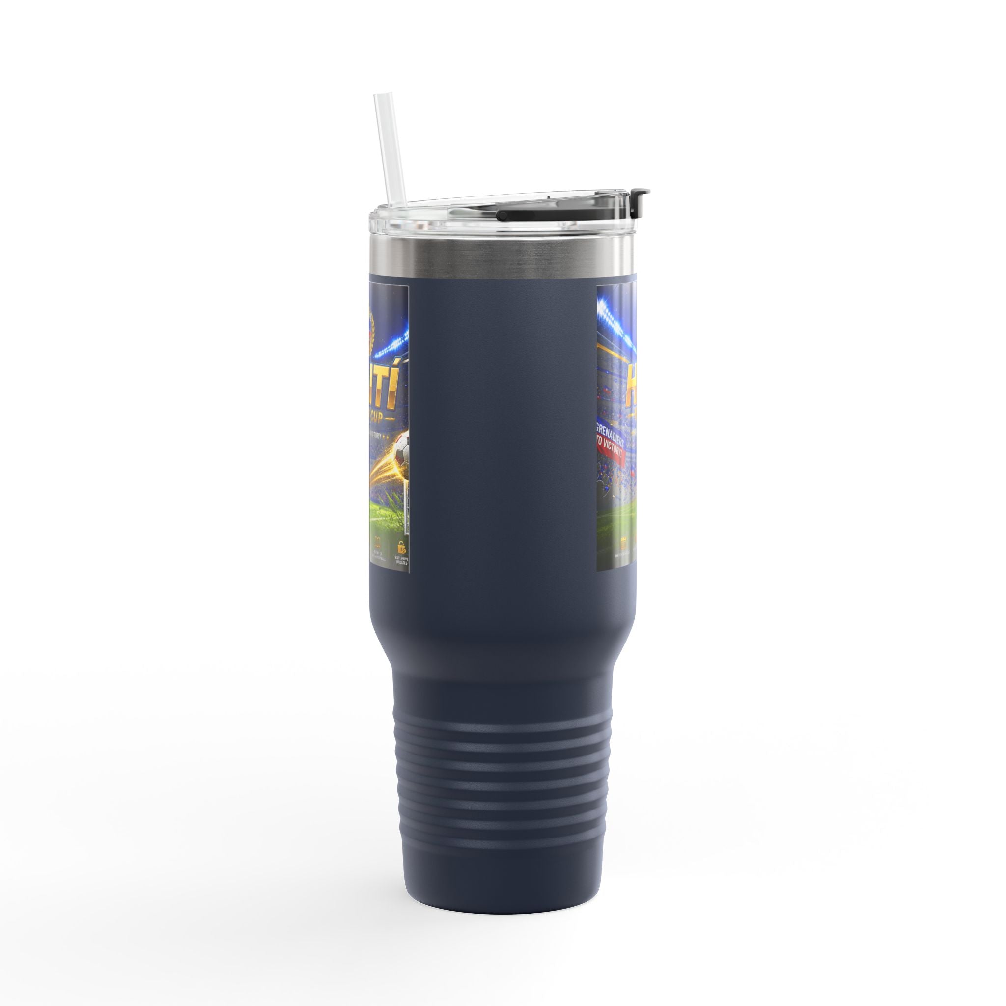 Haiti World Cup 40oz Insulated Travel Mug — Sports Fan Tumbler