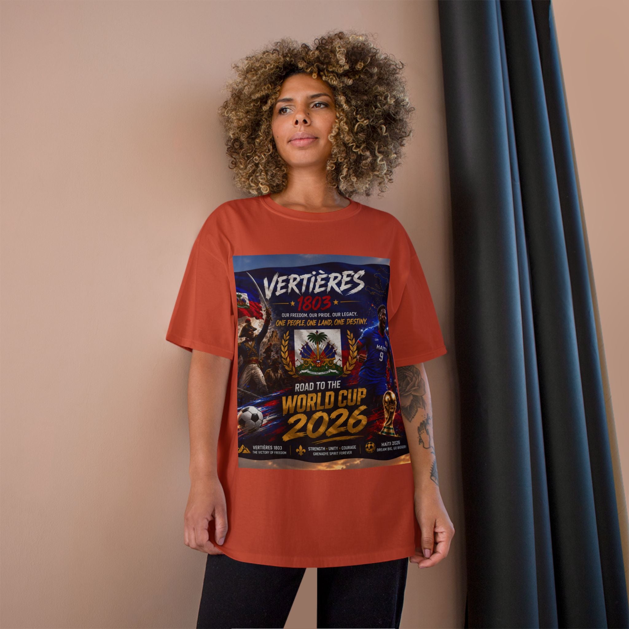 Vertières 1803 World Cup 2026 T-Shirt — Haiti Football Champion Tee