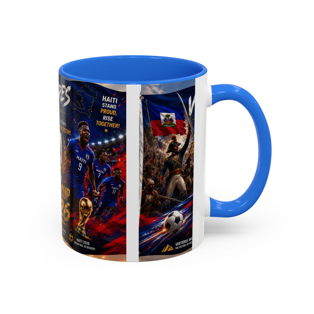 Haiti World Cup 2026 Coffee Mug (11oz/15oz) — Vertières Soccer Fan Gift