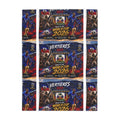 World Cup 2026 Soccer Plush Fleece Blanket - 'Vertières 1803' Haitian Pride Design